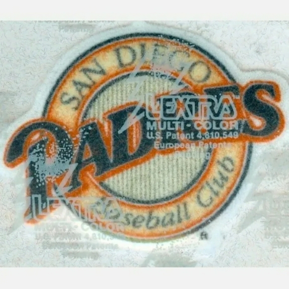 10 San Diego Padres 3 inch Lextra Iron-On Transfer Logo Patch Applique Emblem - Picture 2 of 2